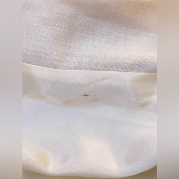 Dumas Vintage Women's Blazer White with One Button From 80's Of 90's Size L - Picture 9 of 9